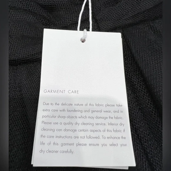 Zimmermann Black Ruffle Mini Dress - Picture 4 of 5